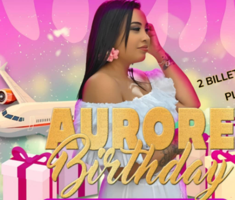 Affiche AURORE BIRTHDAY