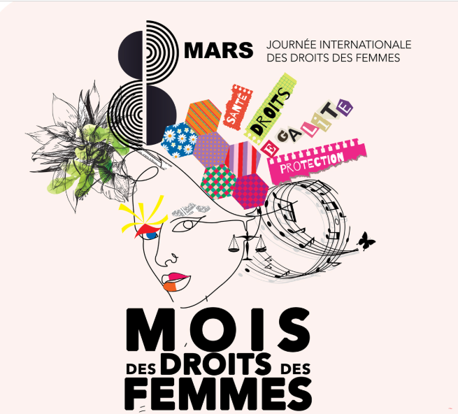 Affiche Mois des droits des femmes