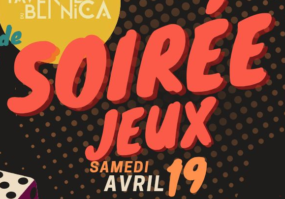 Affiche SOIRÉE JEUX
