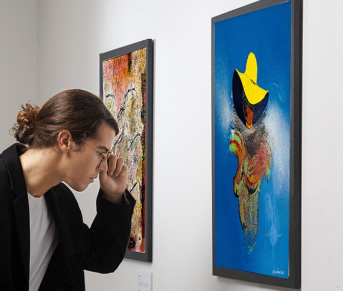 Affiche EXPOSITION «LES CADRES BLANCS» DE SAMUEL KICHENIN