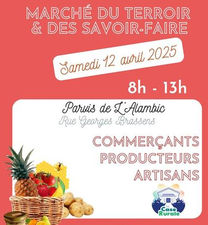 Affiche Marché du Terroir et des Savoir-faire à Trois-Bassins