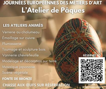 Affiche L'atelier de Pâques au Domaine des Tourelles