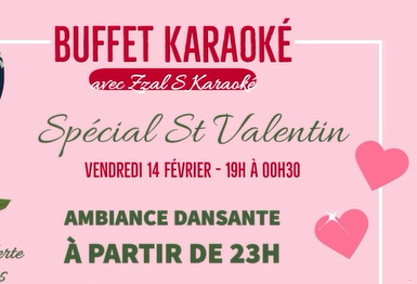 Affiche SAINT VALENTIN Ô Bistro du Colosse