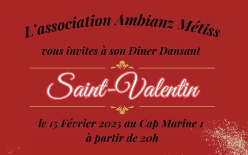 Affiche DINER DANSANT - AMBIANZ METISS
