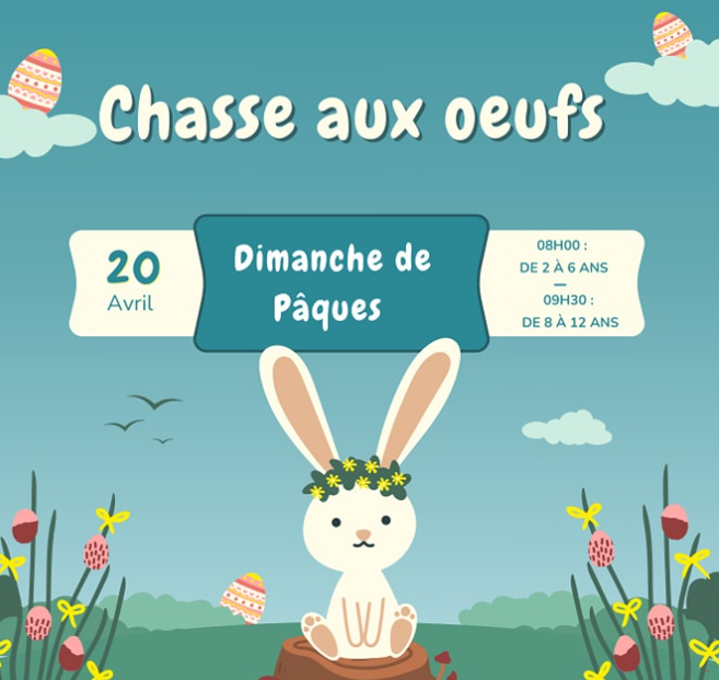 Affiche Grande Chasse aux Œufs de Pâques