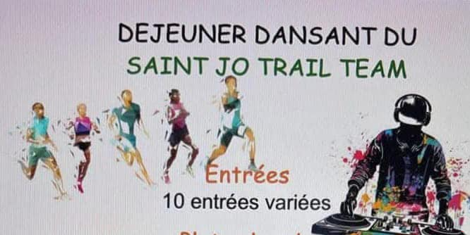 Affiche DÉJEUNER DANSANT du Saint Jo Trail Team
