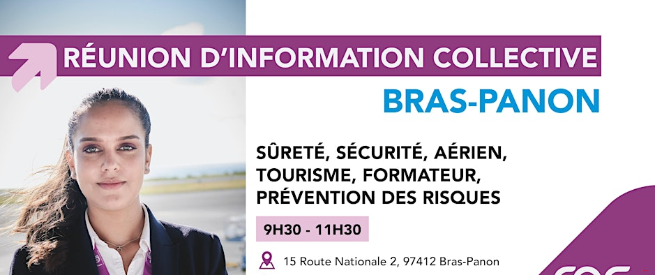 Affiche Réunion d'information collective - CAMPUS EST
