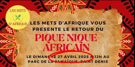 Affiche Pique-nique Africain