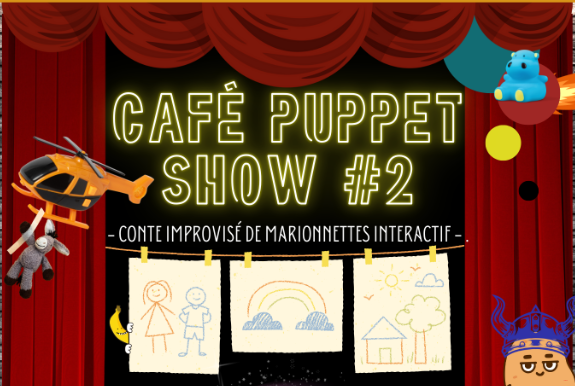 Affiche CAFÉ PUPPET SHOW #2