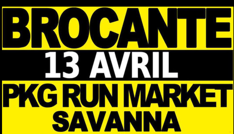 Affiche Brocante de Savanna - Saint-Paul