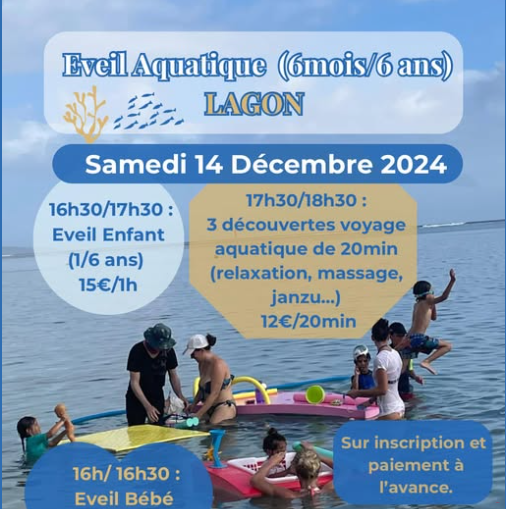 Affiche Eveil Aquatique au LAGON