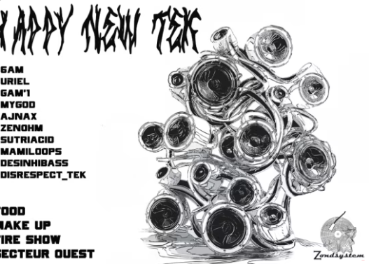 Affiche Happy New Tek