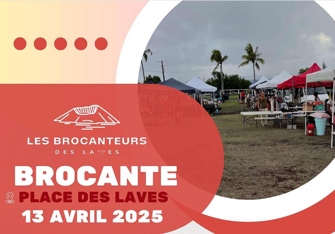 Affiche Brocante à Sainte-Rose