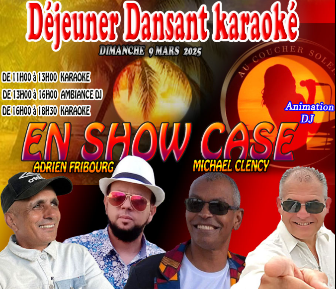 Affiche Déjeuner Dansant Karaoké