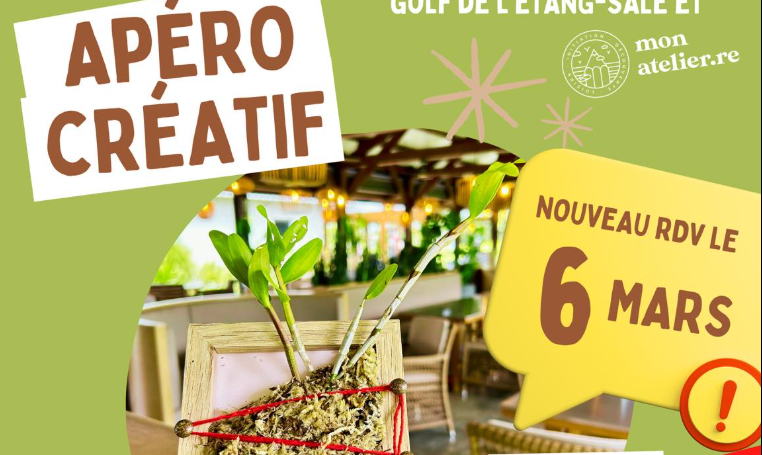 Affiche APÉRO CRÉATIF 
