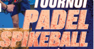 Affiche Tournoi Padel/Spikeball