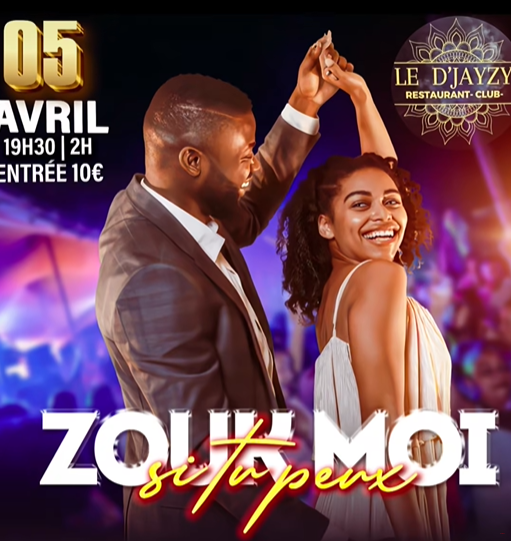 Affiche ZOUK MOI SI TU PEUX