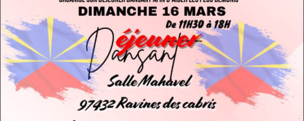 Affiche Déjeuner Dansant à la Salle Mahavel