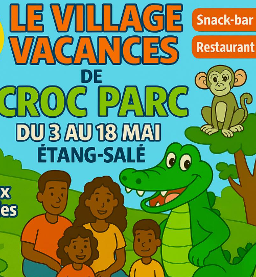 Affiche LE VILLAGE VACANCES DE CROC PARC