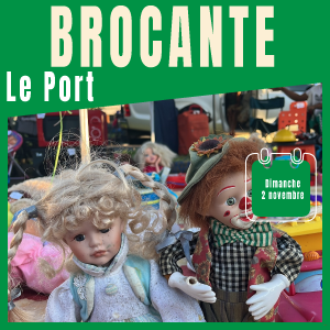 Affiche Brocante au Port