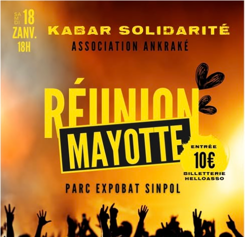 Affiche KABAR SOLIDARITÉ RÉUNION-MAYOTTE