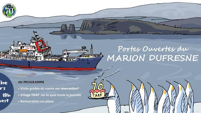 Affiche 70 ans des TAAF