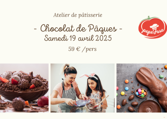 Affiche ATELIER : CHOCOLAT DE PÂQUES