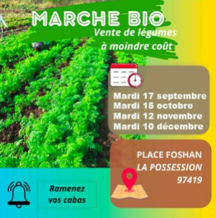 Affiche Marché bio