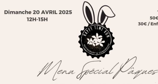 Affiche DIMANCHE DE PÂQUES CHEZ HAPPY TIME RUN